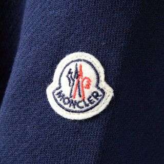 MONCLER ：モンクレール 　2016年秋冬新作　レディース　ダウン+スウェット　コンビフーディー　ネイビー(777)
