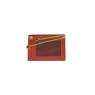 miumiu:ミュウミュウ MADRAS　BIカラー パスケース付　二つ折り長財布　レッド+ピンク（FUOCO+BRUYER）