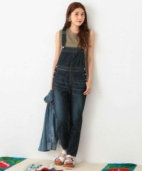 デニムオーバーオール/AEBC DNM OVERALL