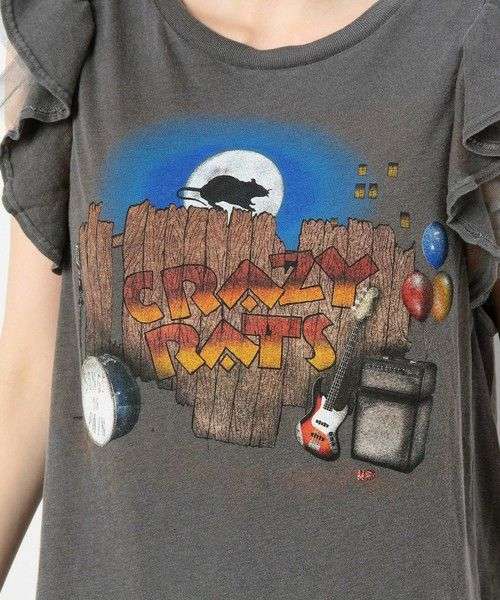 CRAZY RATSTシャツ/AEBC　CRAZY RATS　Tee