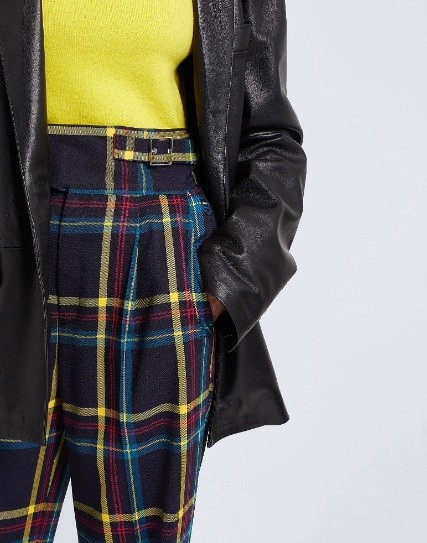 8 by YOOX  | HIGH-WAIST BELTED PLEAT FRONT PANTS パンツ