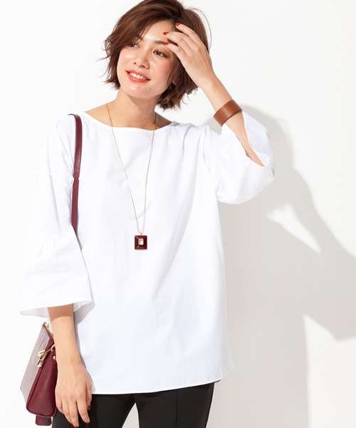 【洗える！】Cotton Twill Tブラウス / 23区 【公式通販】オンワード・クローゼット