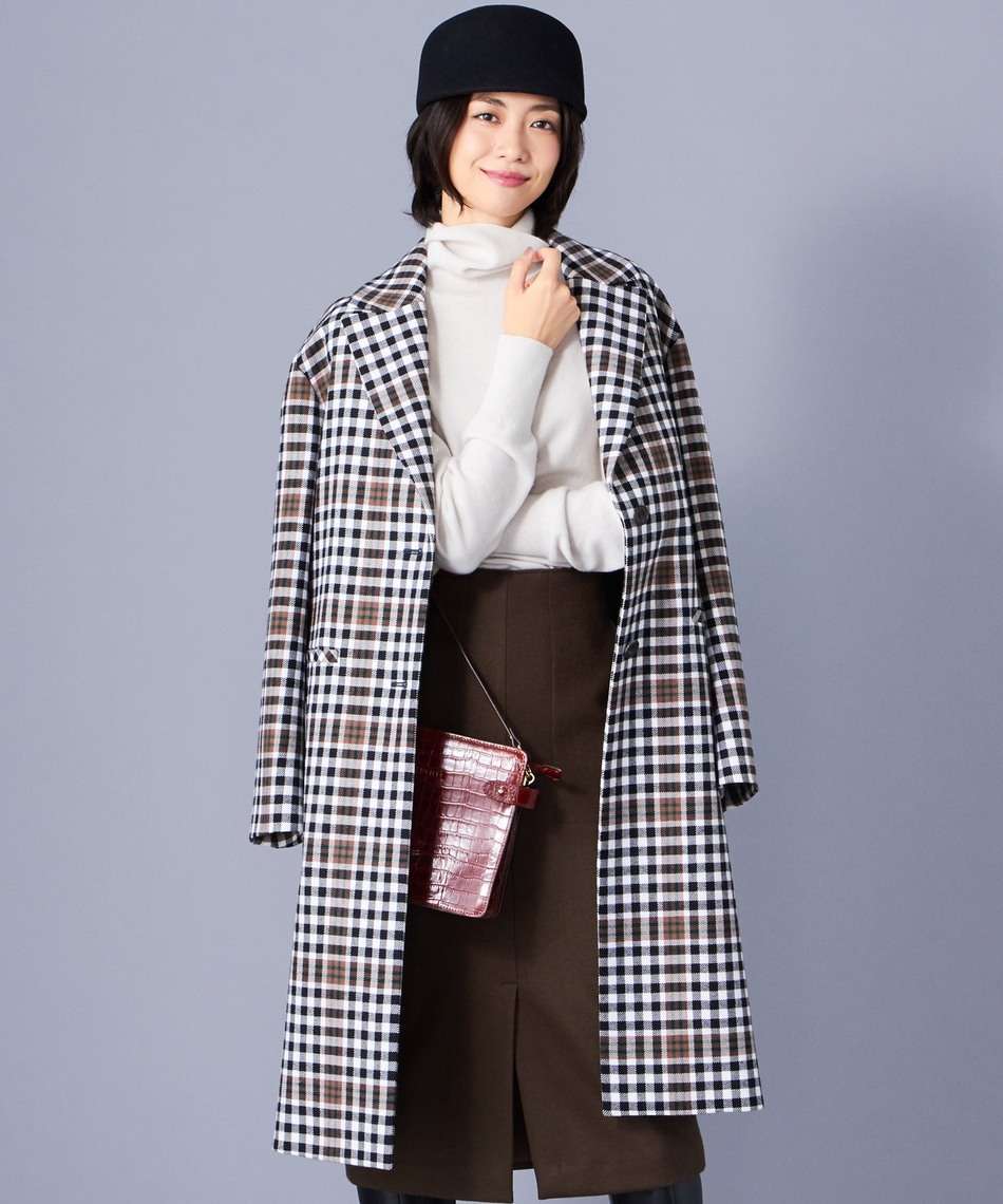 LOCHCARRON TARTANCHECK CLASSIC チェスターコート / 23区 【公式通販】オンワード・クローゼット
