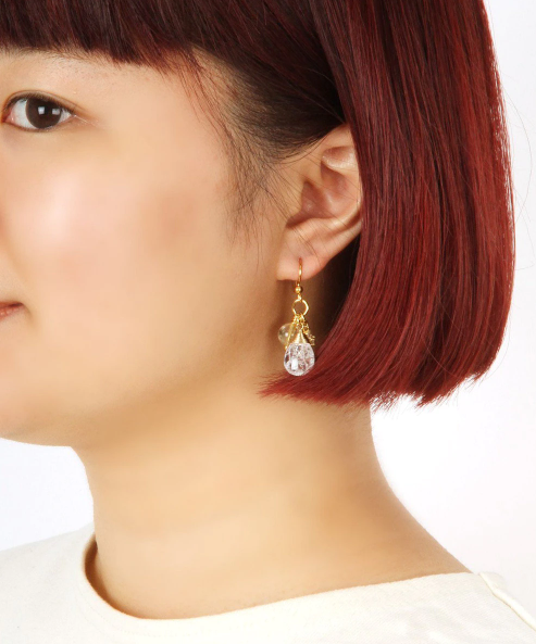 【4月の誕生石】クリスタル×シトリンピアス(ゴールドフィルド) / WYTHE CHARM | ファッション通販 【公式通販】オンワード・クローゼット