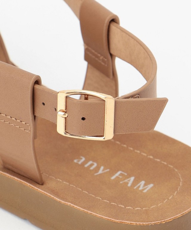 クロスストラップフラットサンダル / any FAM | ファッション通販 【公式通販】オンワード・クローゼット