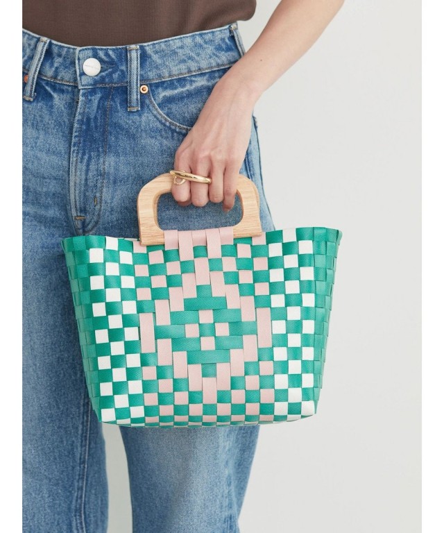 ウッドハンドルカゴＢＡＧ / AMERICAN HOLIC | ファッション通販 【公式通販】オンワード・クローゼット