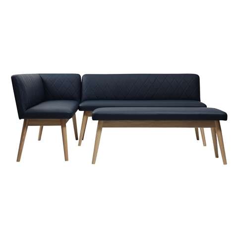 【W1150】ピオニ ベンチ ネイビーxナチュラル(ネイビーxナチュラル)　Francfranc（フランフラン）公式サイト｜家具、インテリア雑貨、通販