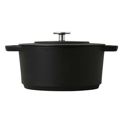 キャストアイアン鍋 24cm ブラック（3〜4人用）＜Masterrecipe＞　Francfranc（フランフラン）公式サイト｜家具、インテリア雑貨、通販