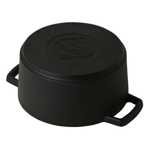 キャストアイアン鍋 24cm ブラック（3〜4人用）＜Masterrecipe＞　Francfranc（フランフラン）公式サイト｜家具、インテリア雑貨、通販