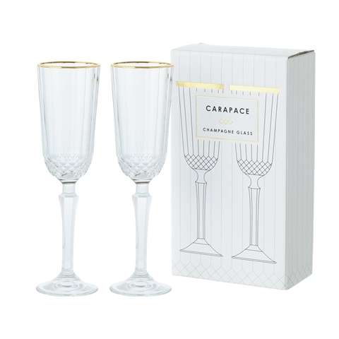 【2個セット】カラパス シャンパングラス セット(クリア)　Francfranc（フランフラン）公式サイト｜家具、インテリア雑貨、通販