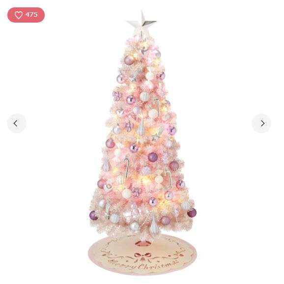 クリスマススターターセット スウィーティー 150cm ピンク – Francfranc（フランフラン）公式通販 家具・インテリア・生活雑貨