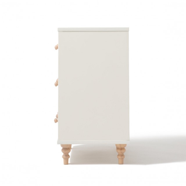 ラーナ チェスト ロー 2 ホワイト×ナチュラル（W602×H655）     – Francfranc（フランフラン）公式通販 家具・インテリア・生活雑貨