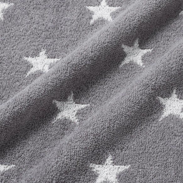 ヴァレセットバスタオル スター グレー | Francfranc（フランフラン）公式通販 家具・インテリア・生活雑貨