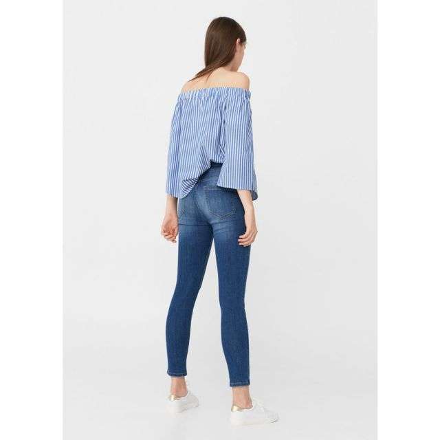 MANGO デニムパンツ . NOA8 （デニムネイビー）