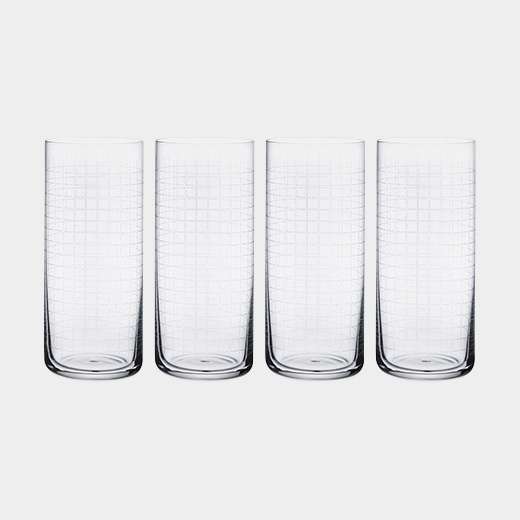 グリッド パターン グラス（4個セット）: ダイニング|MoMA STORE (モマストア）