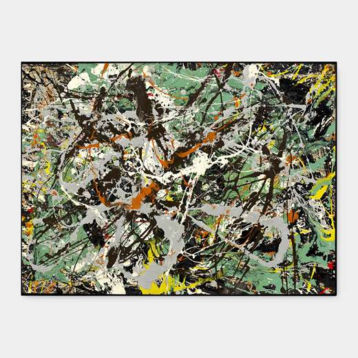ポロック：Untitled （Green Silver） フレーム付: ポスター & アーティスト|MoMA STORE (モマストア）