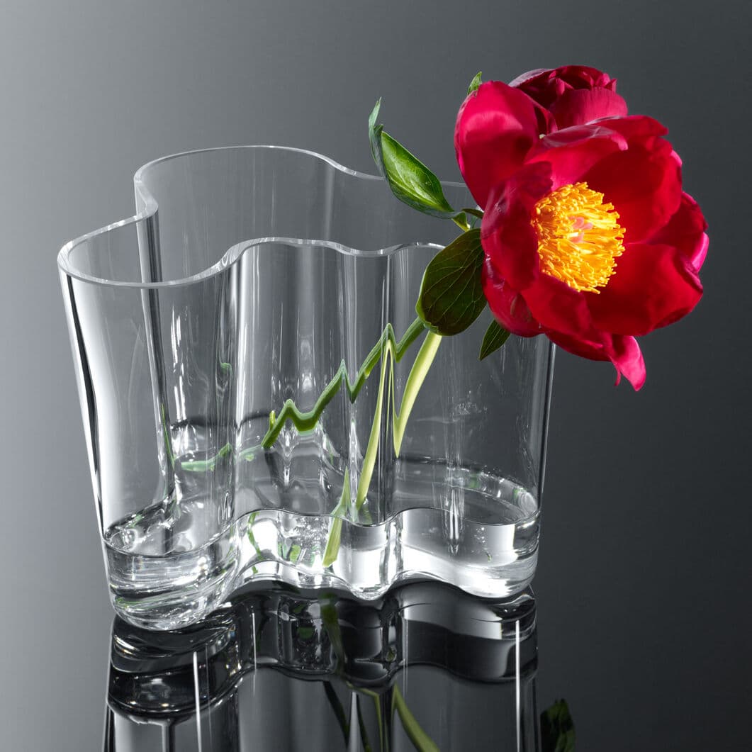 iittala アアルト ベース 160mm クリア(160mm クリア)：ホーム