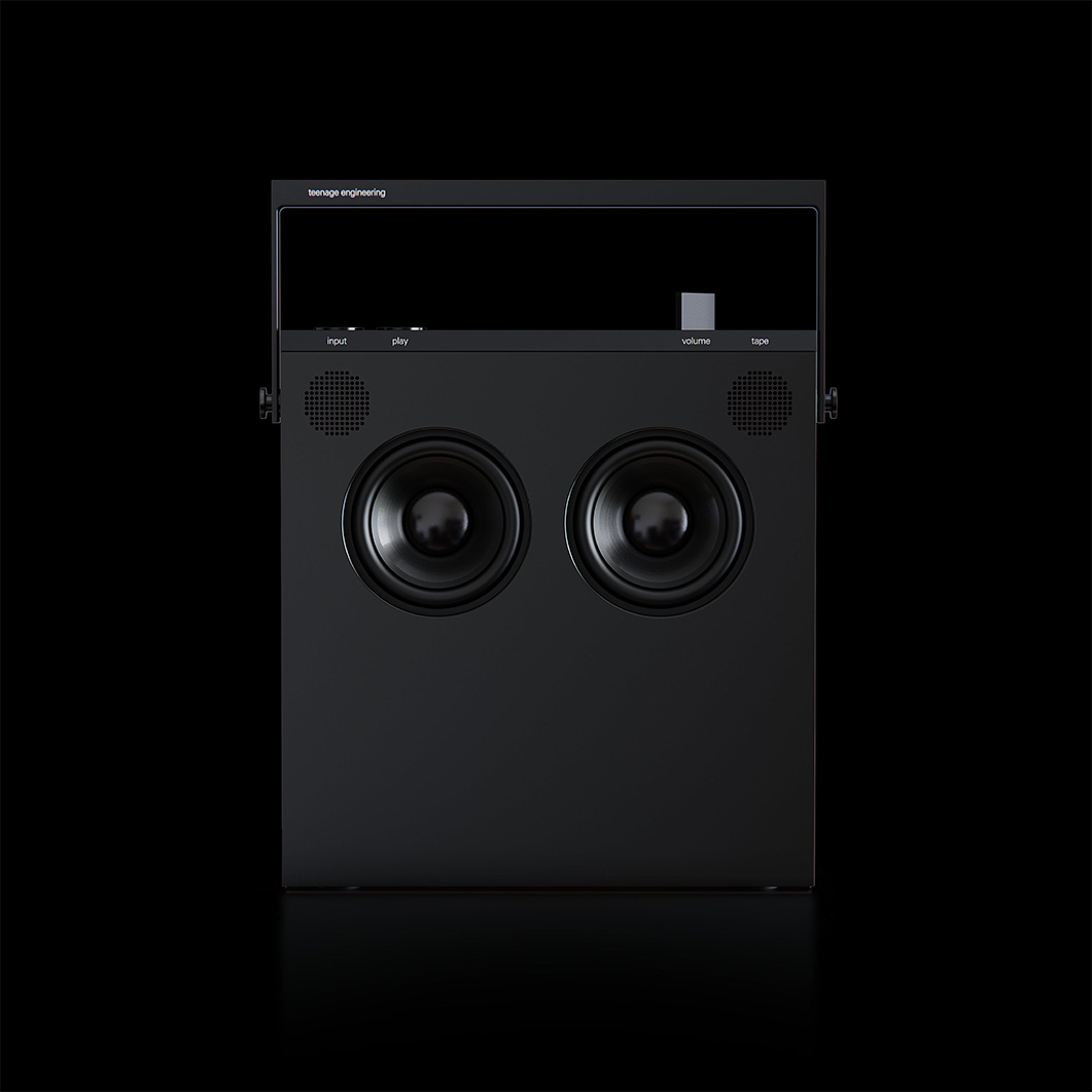 OB-4 ポータブル Bluetoothスピーカー ＆ FMラジオ ブラック(ブラック)：テック