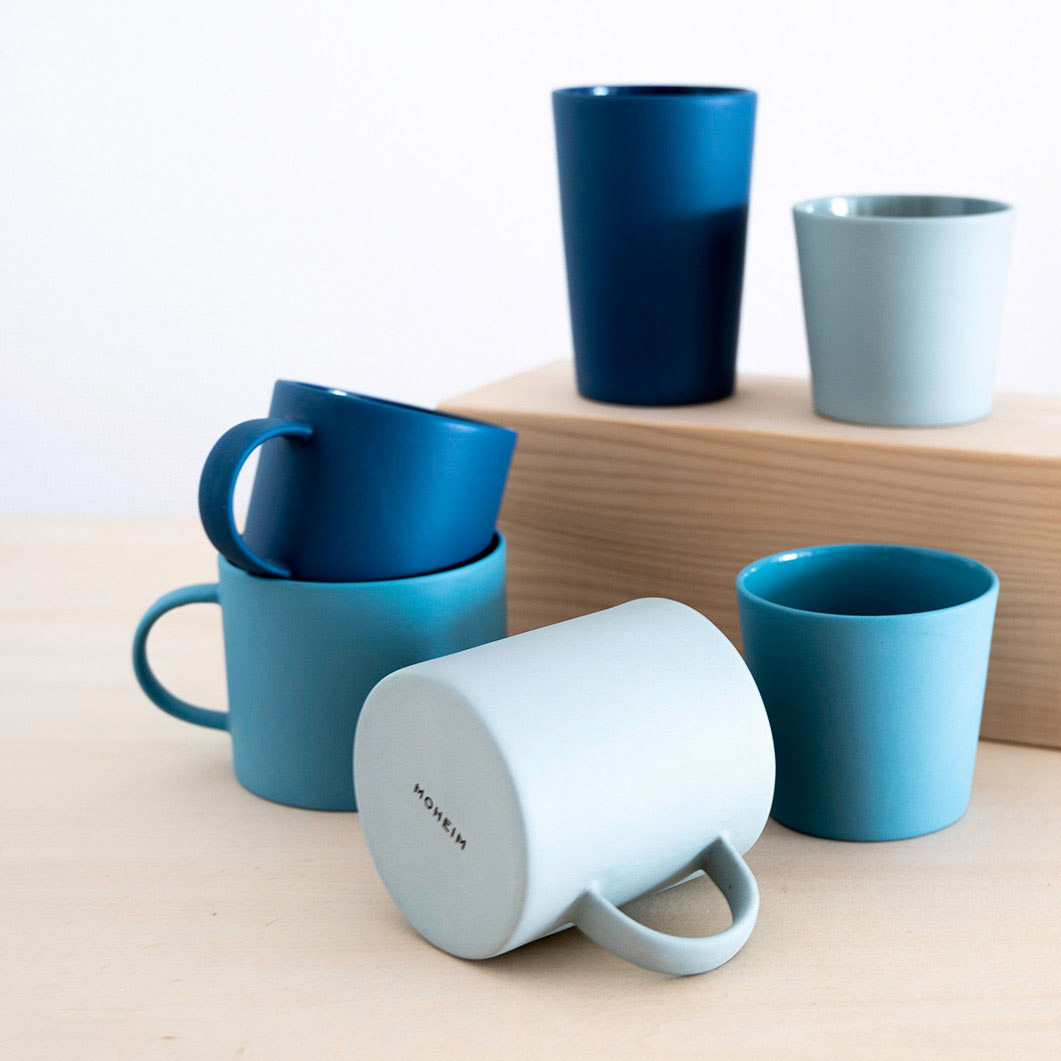 Stoneware マグ 380 ブルー(ブルー)：キッチン & ダイニング