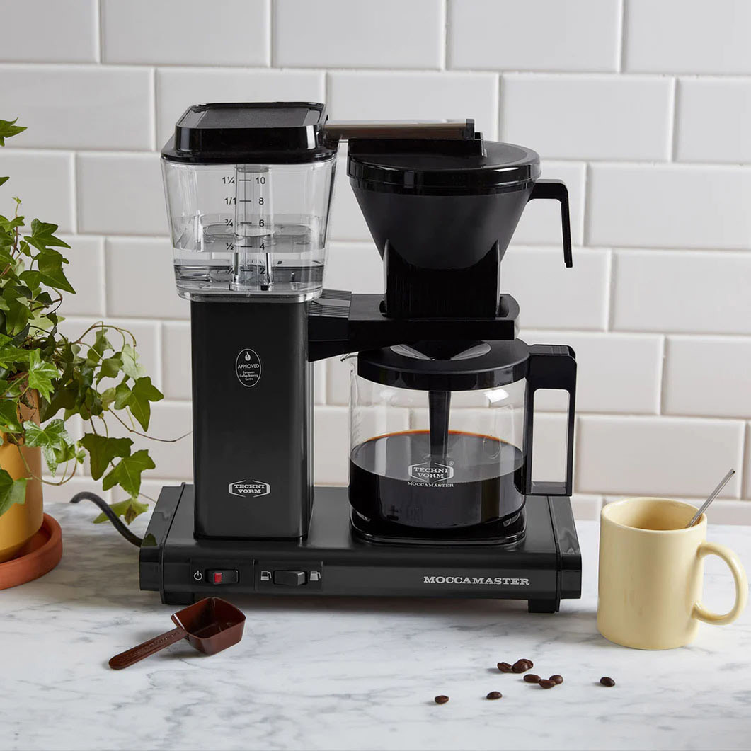 Technivorm Moccamaster KBG ドリップ コーヒーメーカー マットブラック(マットブラック)：キッチン & ダイニング