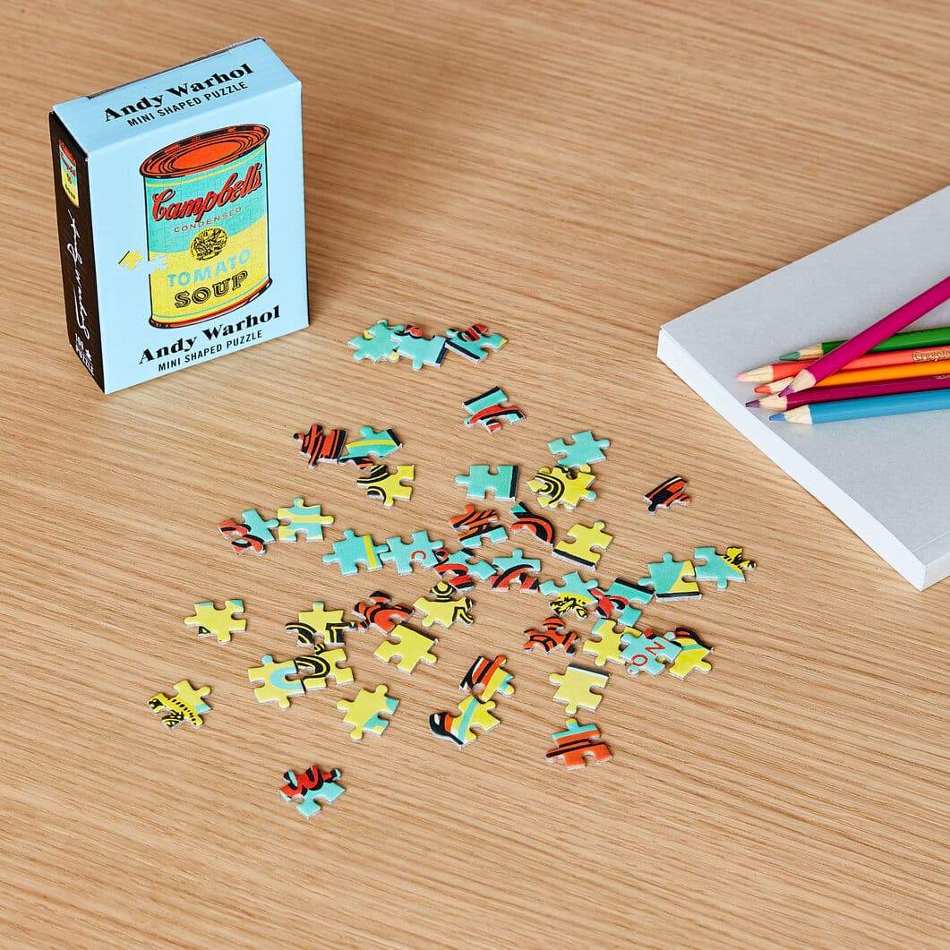 Andy Warhol ミニ シェイプ パズル キャンベルスープ缶(キャンベルスープ缶)：キッズ