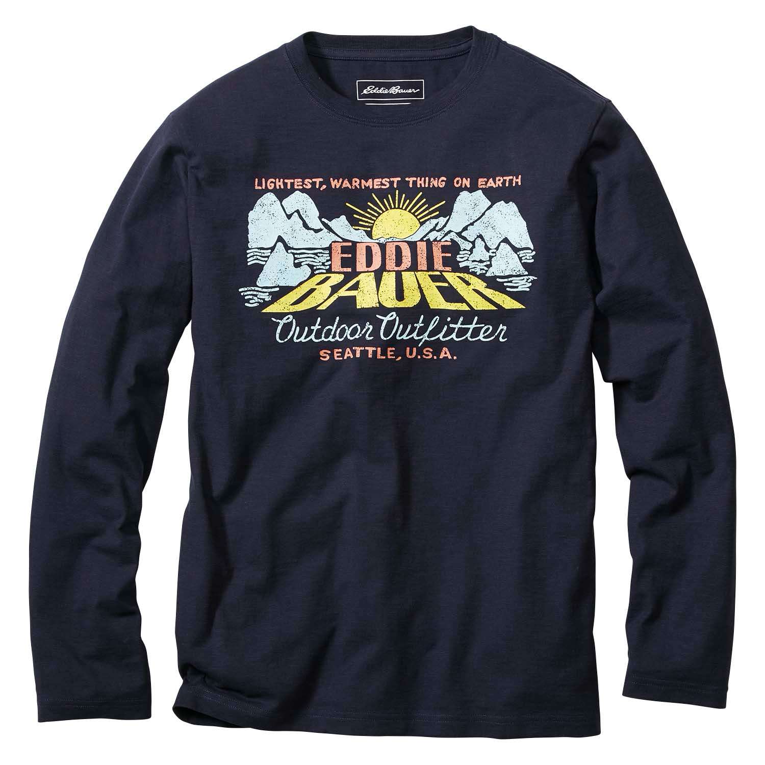 長袖Tシャツ(L　トフィー): Tシャツ・カットソー - メンズ | エディー・バウアー オンラインストア【公式】