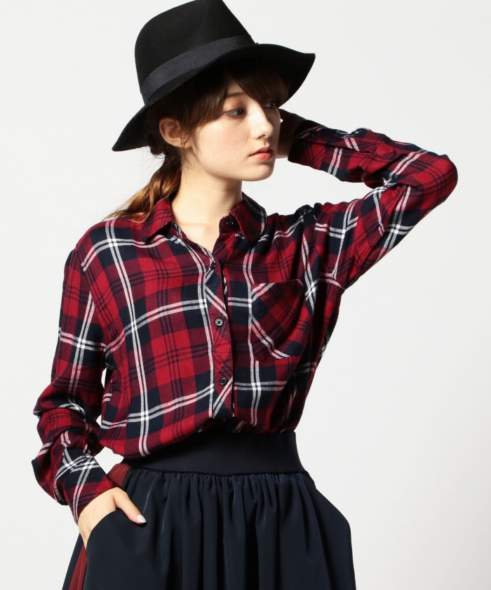 (RAILS)チェック柄シャツ(002029988) | ローズバッド(ROSE BUD) - MAGASEEK