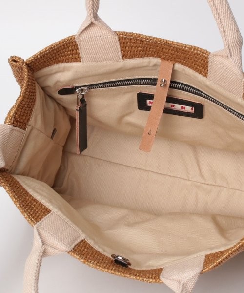 【MARNI】マルニ　ラフィア製　スモールトートバッグ SHMP0077U0P3860(504697909) | マルニ(MARNI) - MAGASEEK