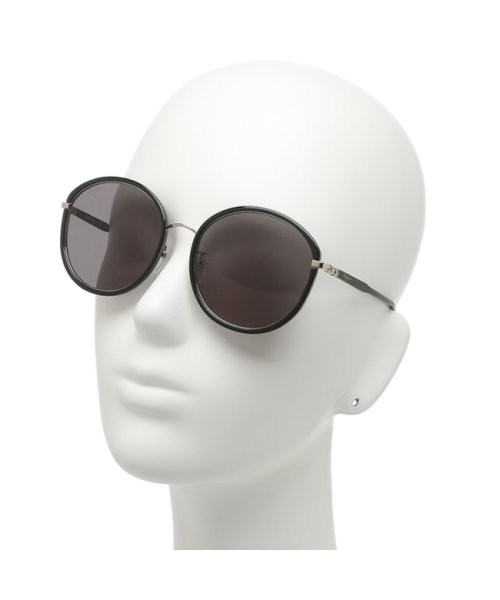 フェラガモ サングラス アイウェア レディース 57サイズ ブラック ゴールド アジアンフィット Salvatore Ferragamo SF250SA 733