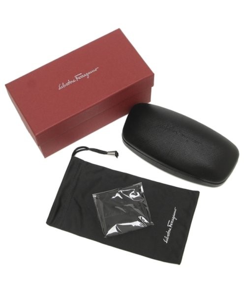 フェラガモ サングラス アイウェア レディース 57サイズ ブラック ゴールド アジアンフィット Salvatore Ferragamo SF250SA 733
