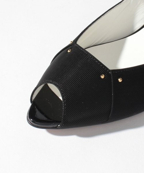【セール】オープントゥパンプス(503891504) | ランバンコレクション（シューズ）(LANVINCOLLECTION(SHOES)) - MAGASEEK