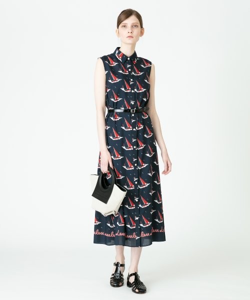 【LOULOU WILLOUGHBY】ヨットプリントワンピース(504673148) | アルアバイル(allureville) - MAGASEEK