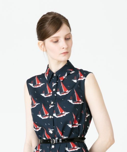 【LOULOU WILLOUGHBY】ヨットプリントワンピース(504673148) | アルアバイル(allureville) - MAGASEEK