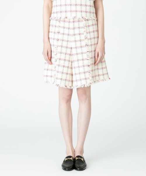 【LOULOU WILLOUGHBY】カラミチェックショートパンツ(504544325) | アルアバイル(allureville) - MAGASEEK