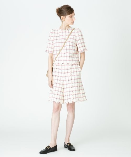 【LOULOU WILLOUGHBY】カラミチェックショートパンツ(504544325) | アルアバイル(allureville) - MAGASEEK