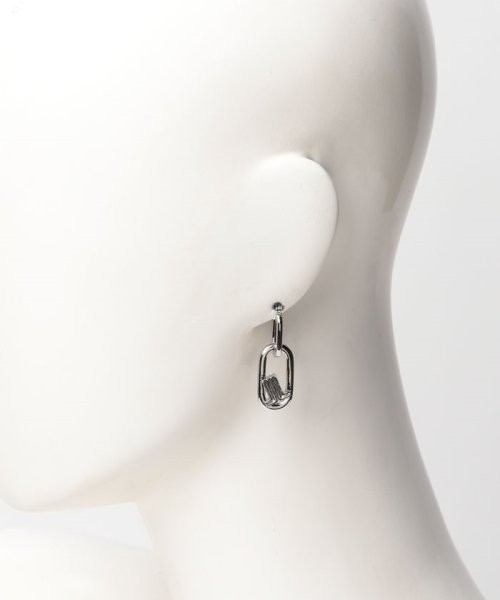 【セール】セサンパ ロゴ オーバルフープピアス(504777684) | ランバン　オン　ブルー（ジュエリー）(LANVIN en Bleu(JEWELRY)) - MAGASEEK