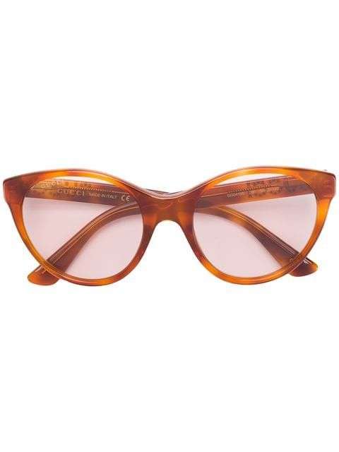 Gucci Eyewear ロゴ クリスタル スタッズ サングラス 通販