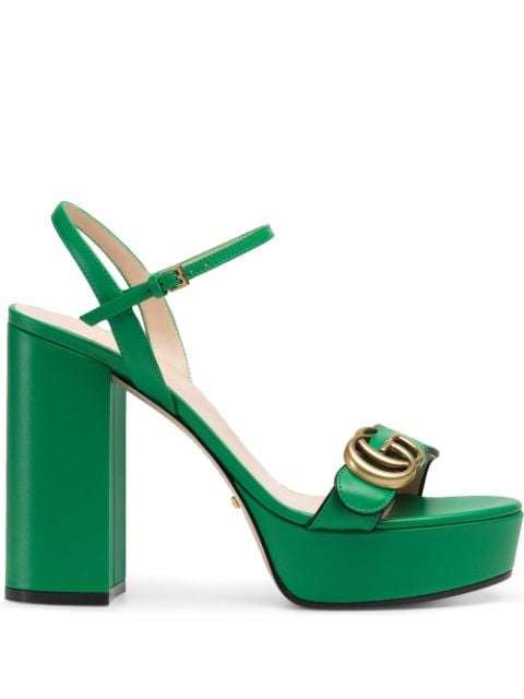 Gucci ダブルG プラットフォームサンダル - Farfetch
