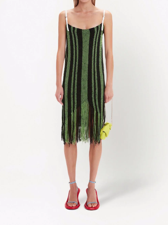JW Anderson フリンジディテール スリップドレス