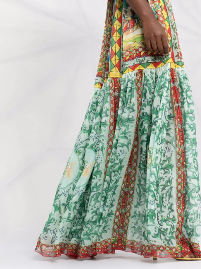 Dolce & Gabbana Carretto ロングドレス