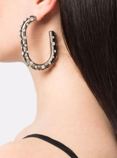 Alexander McQueen クリスタル ピアス