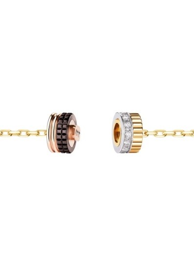 Boucheron Quatre Classique ダイヤモンド ペンダント 18Kホワイトゴールド / イエローゴールド / ローズゴールド