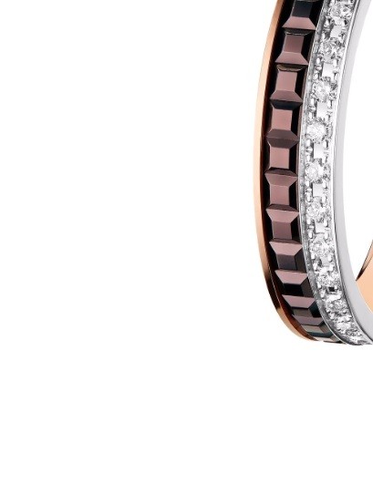 Boucheron Quatre Classic ダイヤモンド リング 18Kローズゴールド