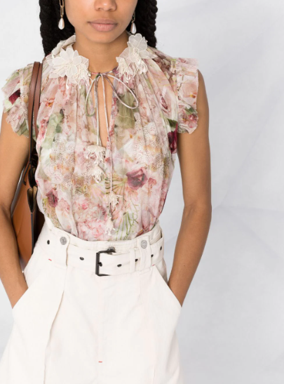 ZIMMERMANN フローラル ブラウス