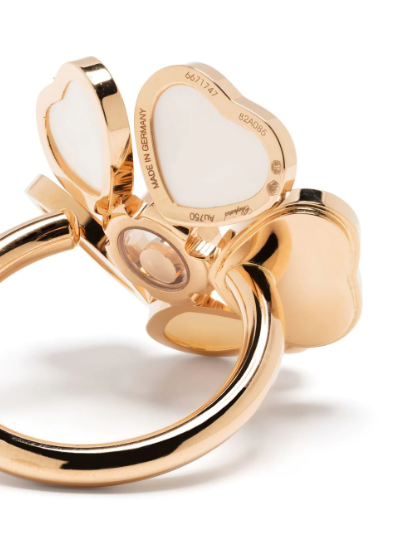 Chopard Happy Hearts Flower ダイヤモンドリング 18Kローズゴールド