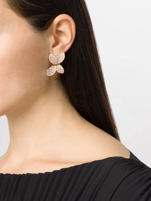 Pasquale Bruni Giardini Segreti ダイヤモンド ピアス 18Kローズゴールド