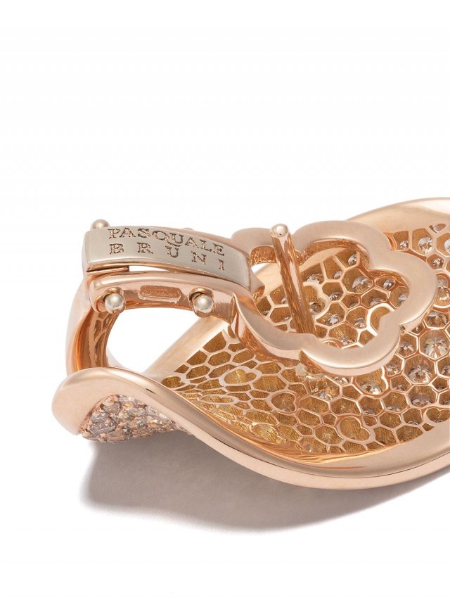 Pasquale Bruni Giardini Segreti ダイヤモンド ピアス 18Kローズゴールド