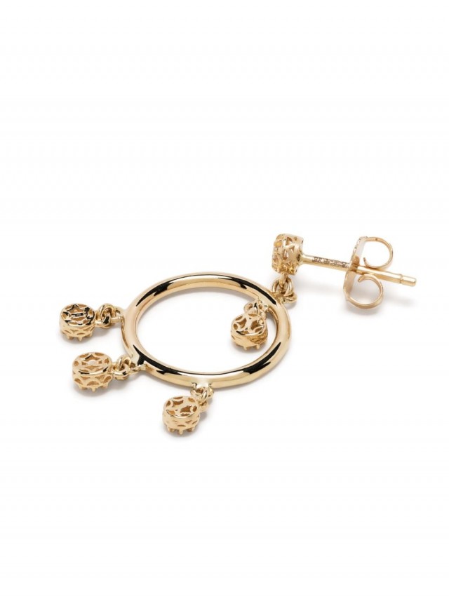 Jacquie Aiche Sophie Shaker ダイヤモンド ドロップピアス 18Kイエローゴールド