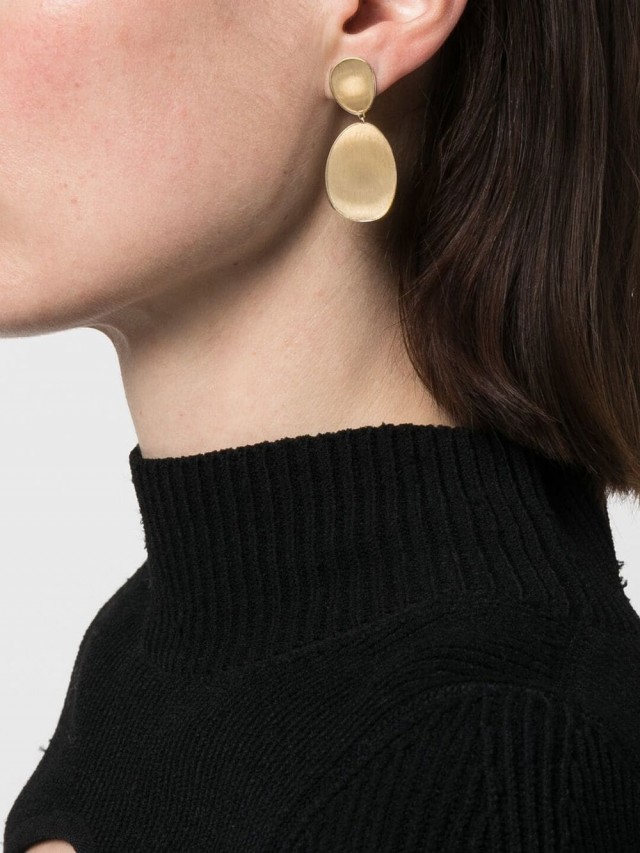 Marco Bicego Lunaria Chandelier ドロップピアス 18Kイエローゴールド