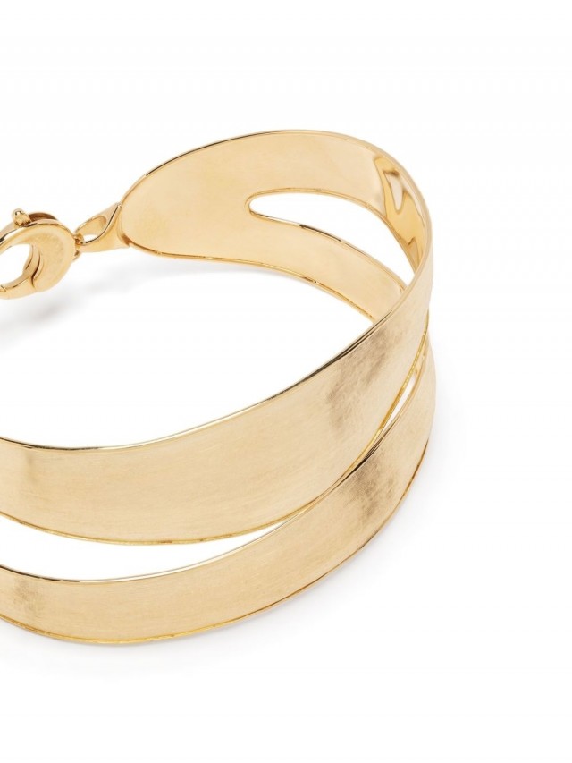 Marco Bicego Lunaria エングレーブ ブレスレット 18Kイエローゴールド